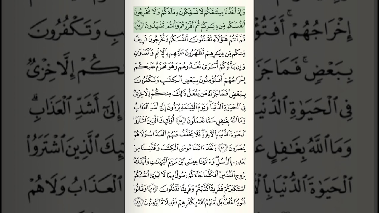 1-juz 13-sahifa Qur'on tilovati sahifa-sahifa
