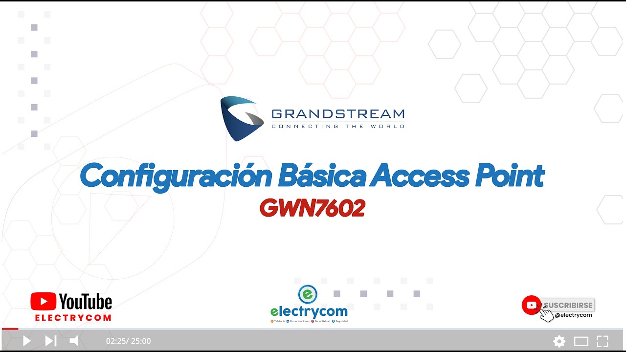 Configuración Access Point GWN7602 de Grandstream