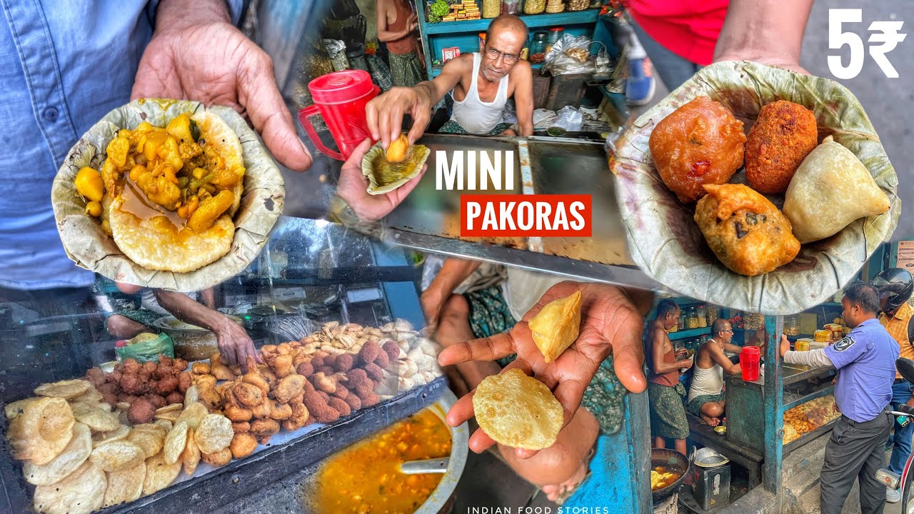 ODIA Style Crispy PAKORA | 10+ Types Pakora | MINI Samosa & Kachori | 5₹ | @IndianFoodStories1 