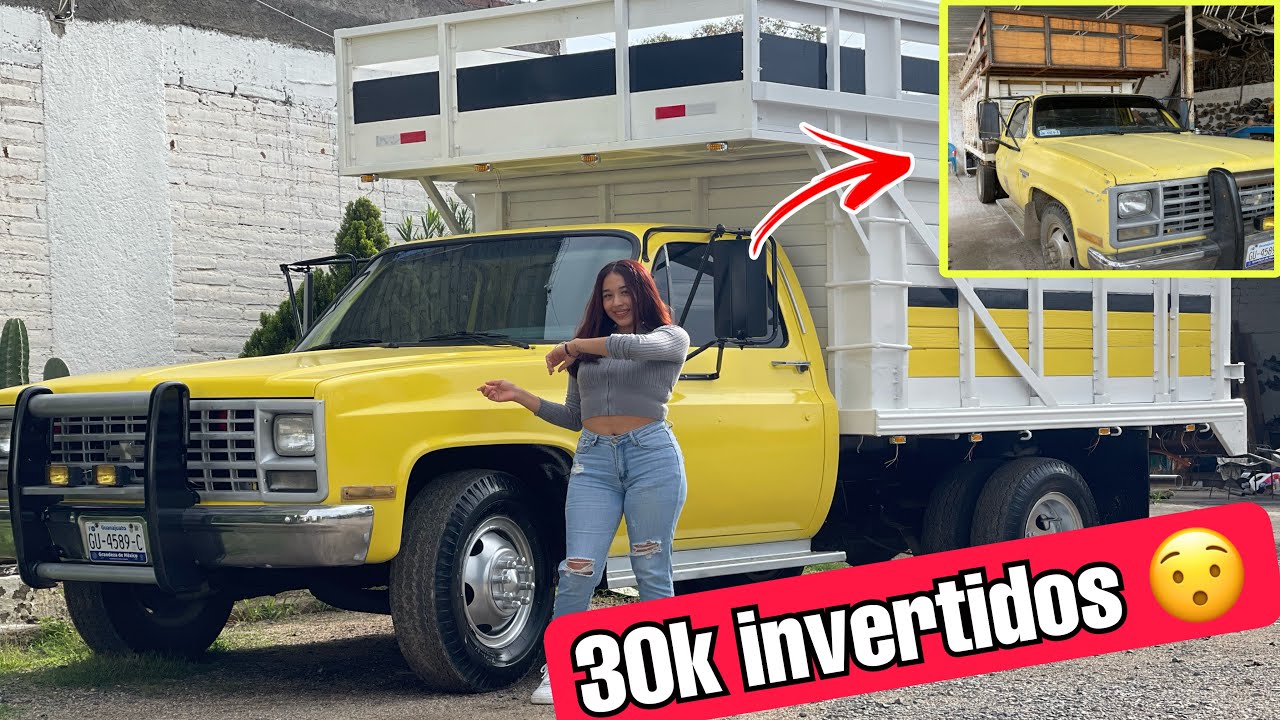 Reparé esta camioneta con $30,000 pesos, pintura,alfombra, parabrisas, Luces Led, Etc