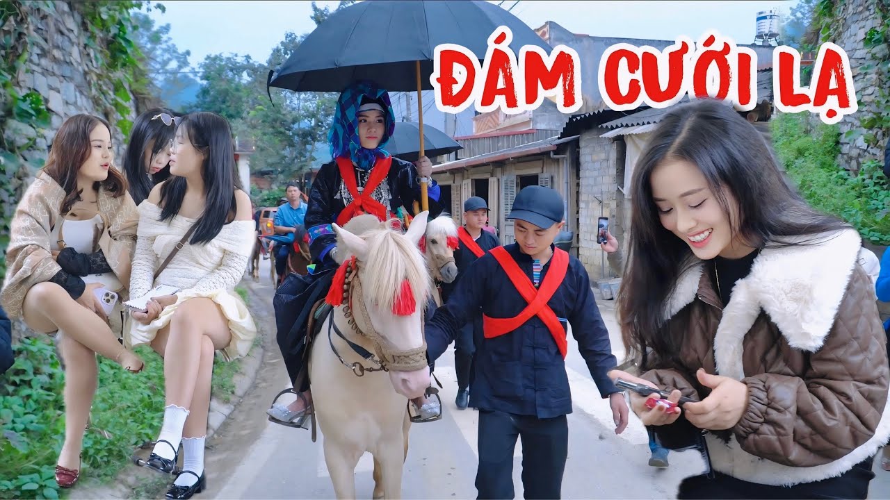 ĐÁM CƯỚI DÂN TỘC NÙNG ĐÓN DÂU BẰNG NGỰA LẠ CHƯA TỪNG THẤY