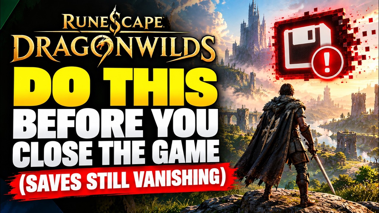 RuneScape Dragonwilds: Do THIS Before You Close The Game (Saves Still Vanishing)