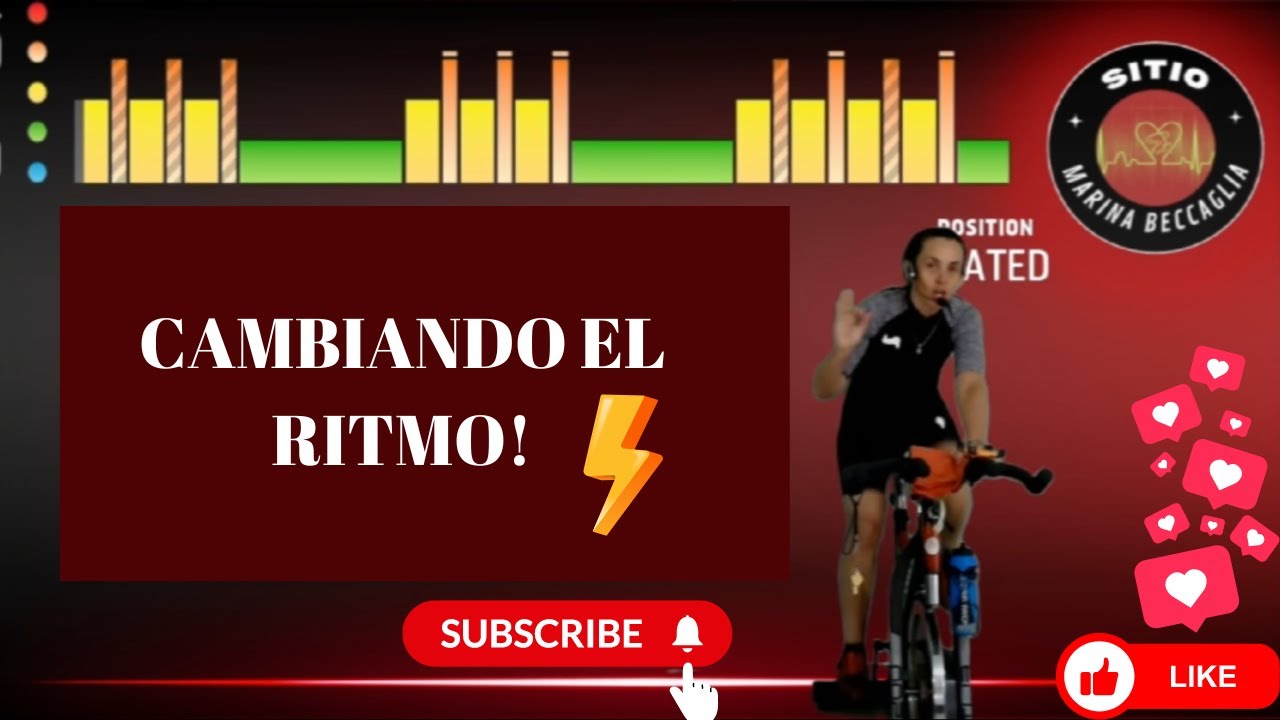CLASE DE SPINNING DE 30 MINUTOS. FACIL, INTENSA, ENTRETENIDA, A SUDAR! Más info en la descripción.