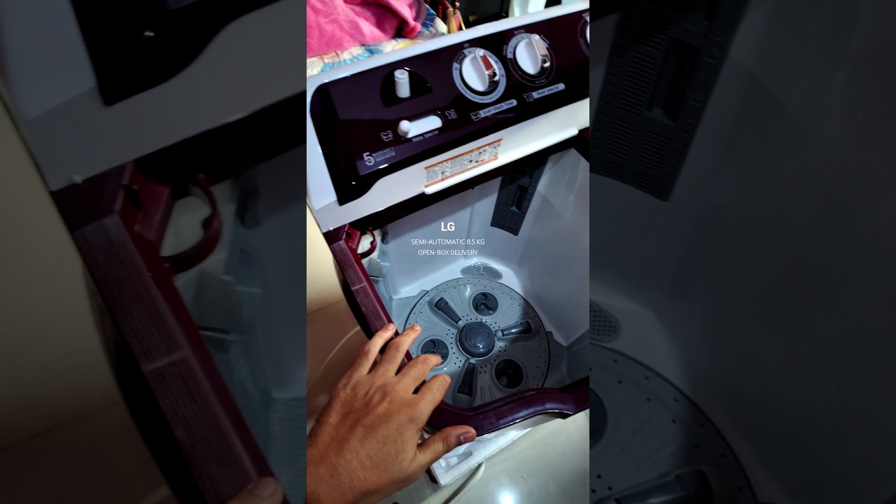 LG 8.5 KG Semi Automatic Washing Machine | OPEN-BOX DELIVERY | #flipkart #LG #unboxing #alizasehar