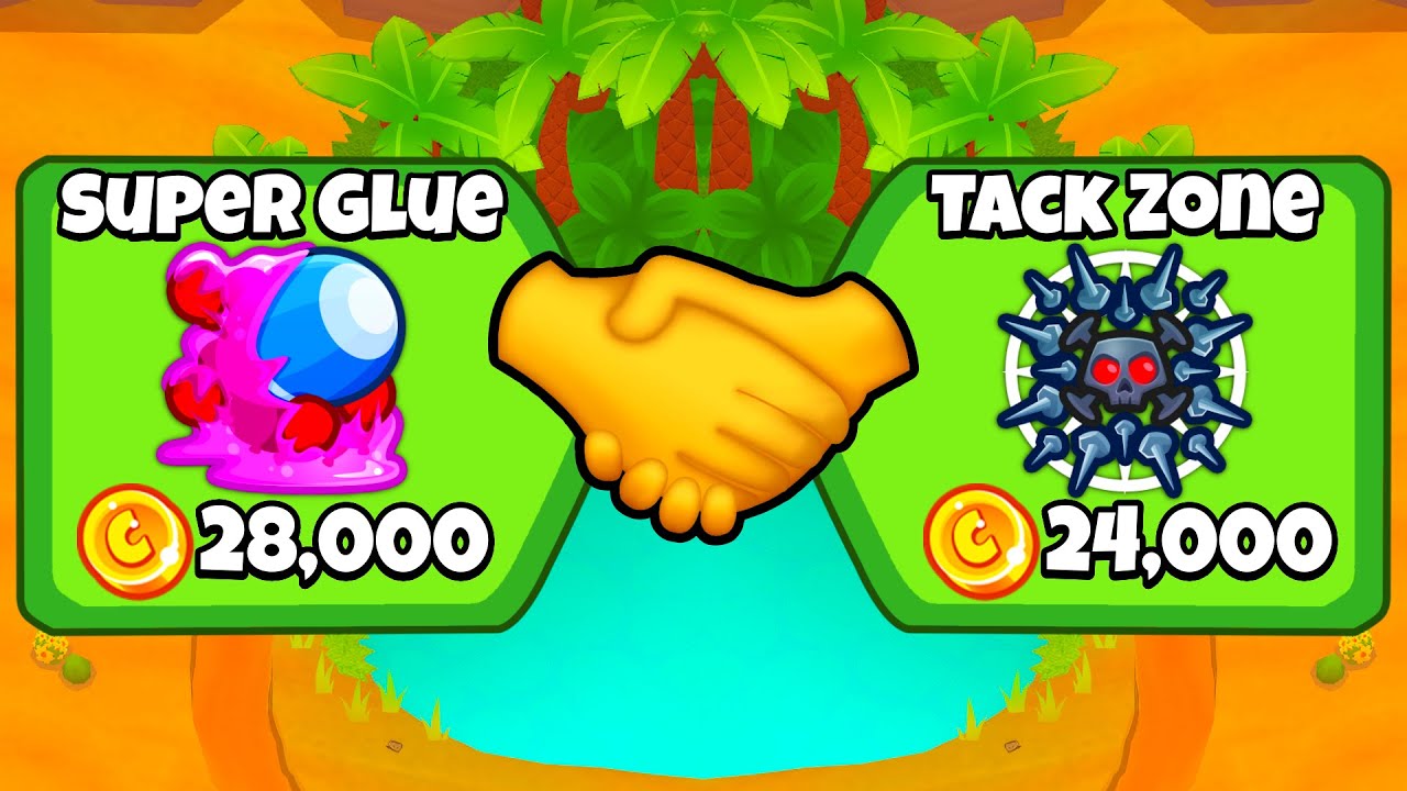 Лучшая стратегия с клеем в Bloons TD Battles 2!
