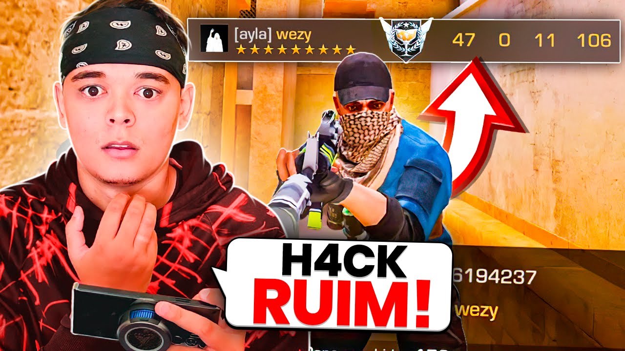 NUNCA VI UM H4CK TÃO RUIM IGUAL A ESSE NA RANKED! - STANDOFF 2