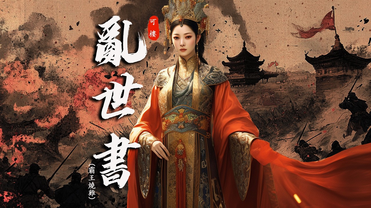 《亂世書(彈鼓版)Luàn shì shū》風華音紀可樓Kě lóu【醉馬踏遍亂花 葬荒院裡的榮華】Official Lyric Video