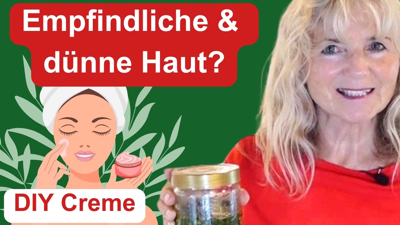 🌿dünne Haut im Alter? Schritt für Schritt - natürliche Creme selbst herstellen und Neuansatz Öl