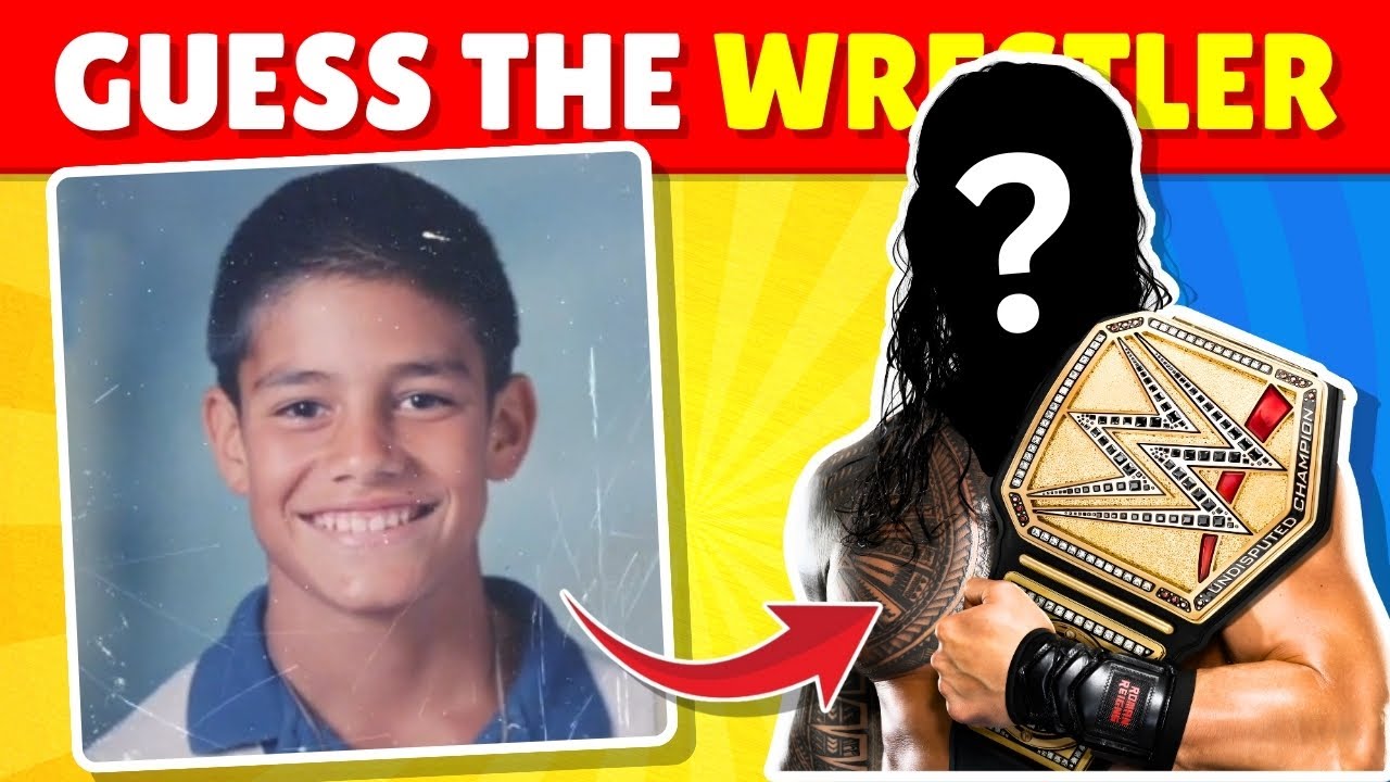 Guess the Wrestler by Their Childhood Photo! 🧠 | Roman reigns, Cody Rhodes, Jey Uso, The Rock