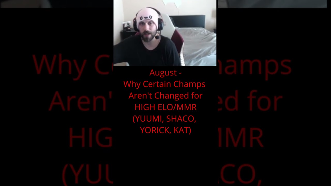 August- BRIAR is MOST Mained Champ/ Why Champs aren't Changed for HIGH ELO(YUUMI, SHACO, YORICK,KAT)