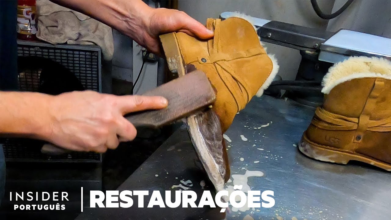 Como Botas Ugg S&atilde;o Restauradas | Restaura&ccedil;&otilde;es