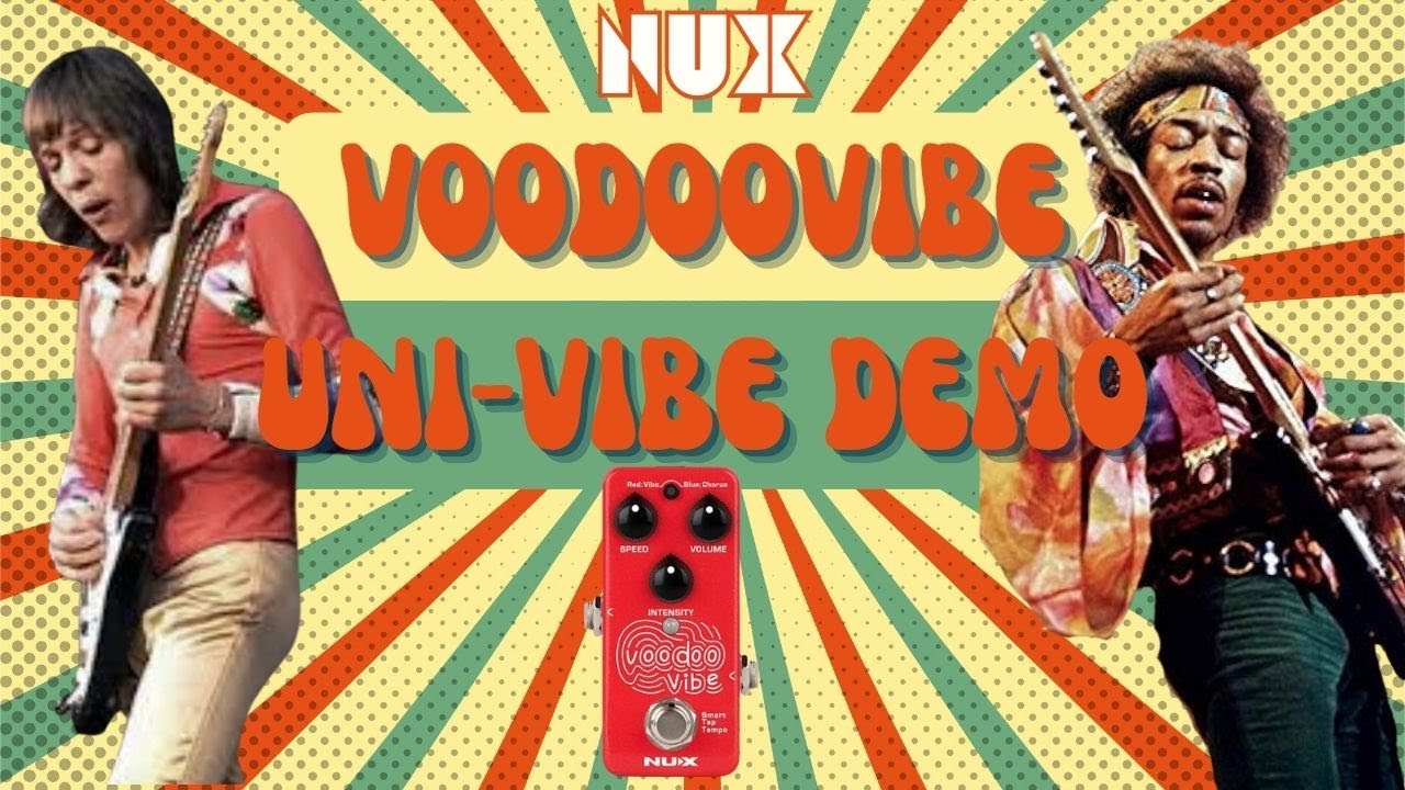 Демонстрация и обзор NUX Voodoovibe Uni-Vibe #guitar #univibes #effectpedals
