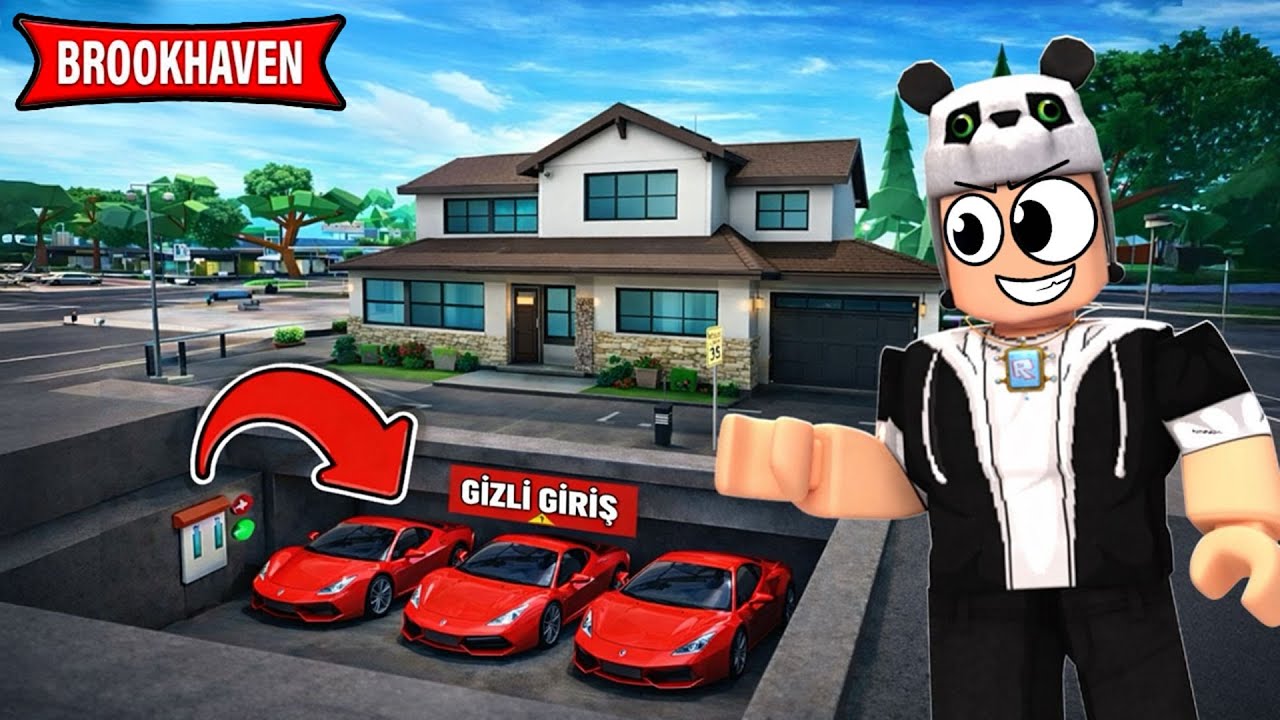 BROOKHAVEN’DA HIZLI YARIŞÇININ GİZLİ FERRARİ GARAJINI BULDUM! - Roblox Brookhaven 🏡rp