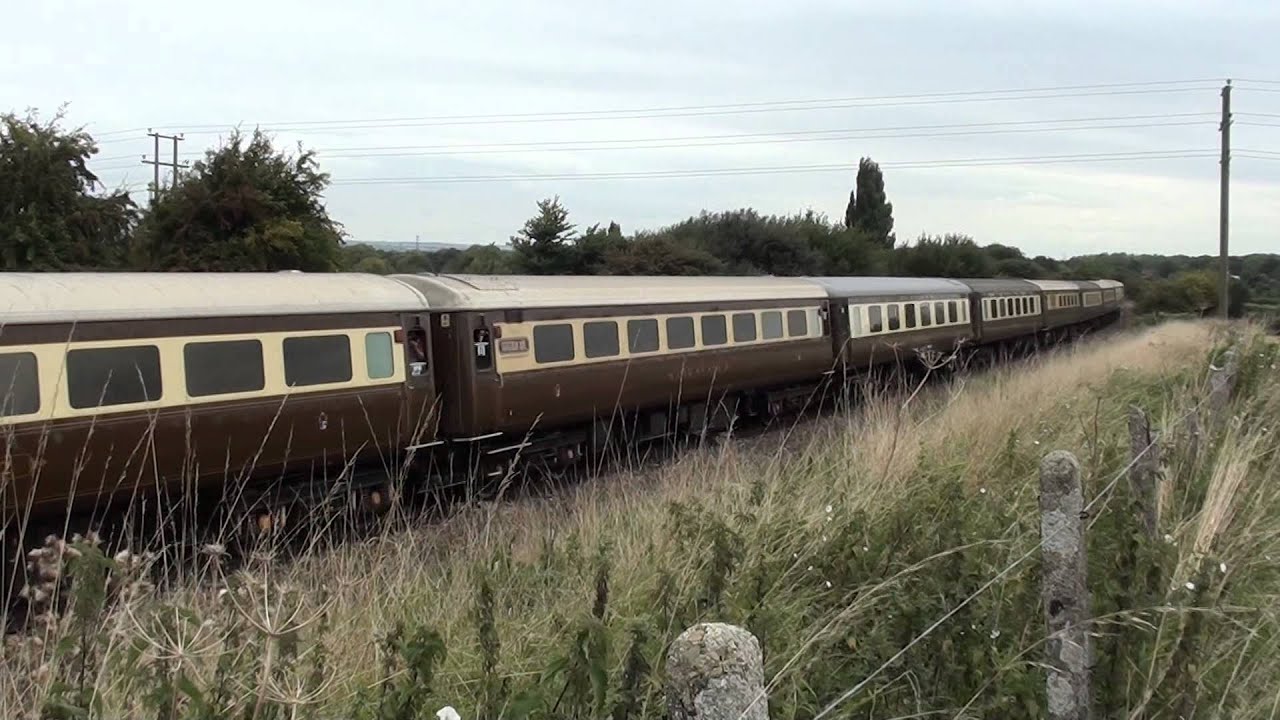 The Statesman, West Coast 57314 and 57315 tnt, approaches Hawkeridge Junction 11.09.13