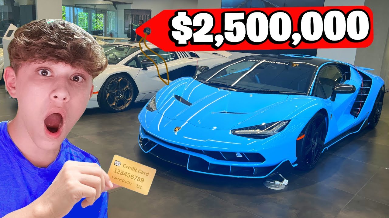 Teenager Goes HYPERCAR SHOPPING in Miami! *Part 3*