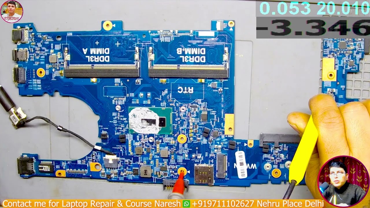 15203-1 no Power Solutions| Dell Latitude 3350 not powering on#chiplevel #laptop #repair#Nehru Place