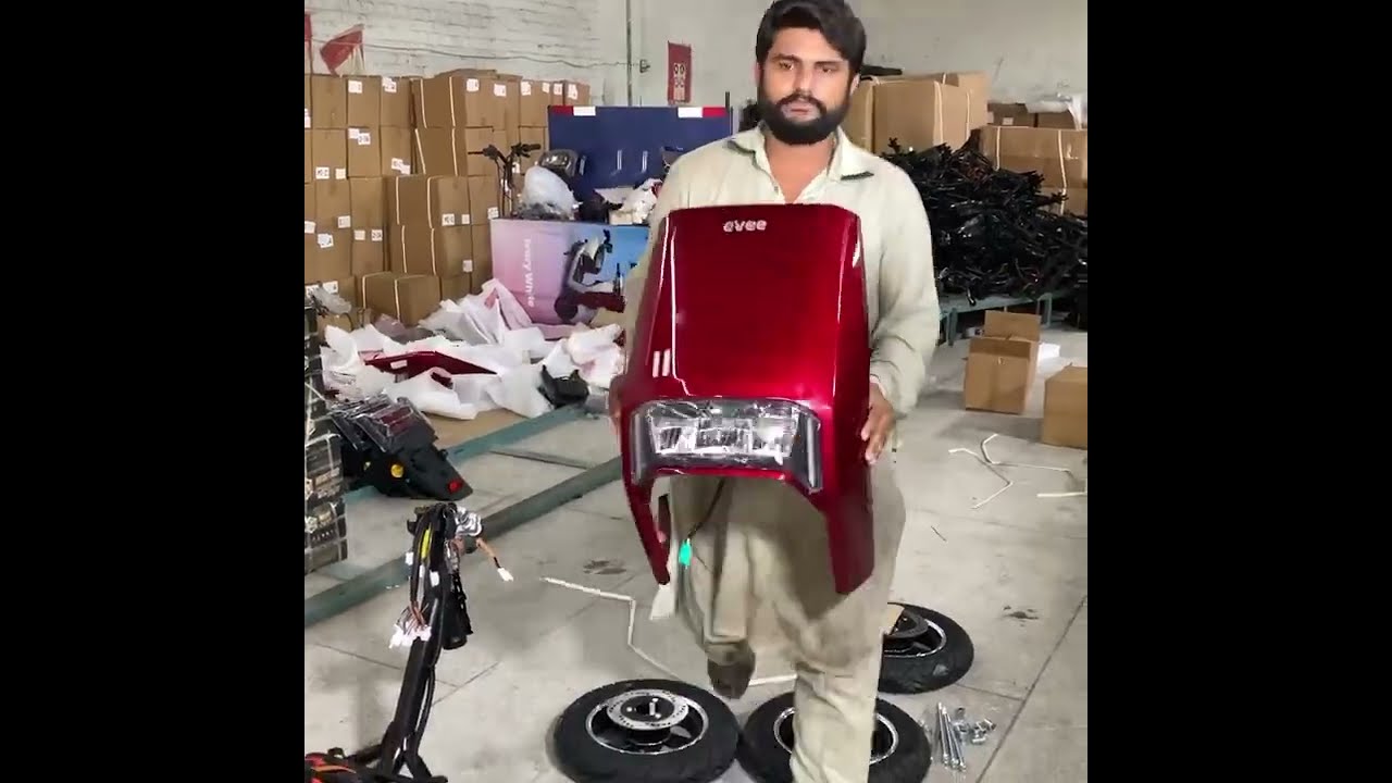 EVEE C1 electric bike assembling