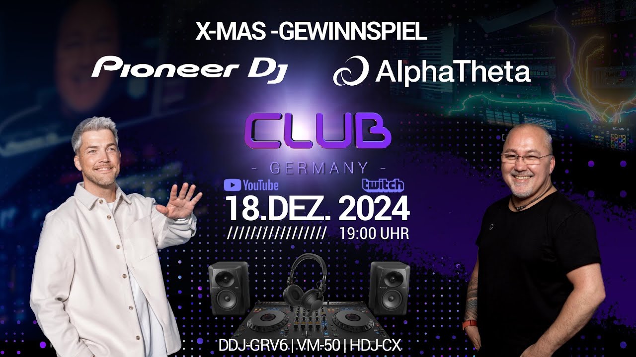 Pioneer DJ Club | Community Livestream | X-MAS Gewinnspiel | #90