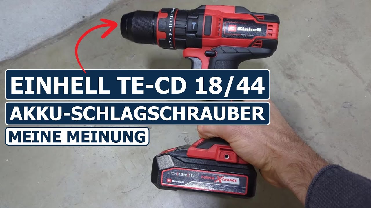Einhell TE-CD 18/44 Akku-Schlagschrauber zu empfehlen?  |  kaufpiloten.de