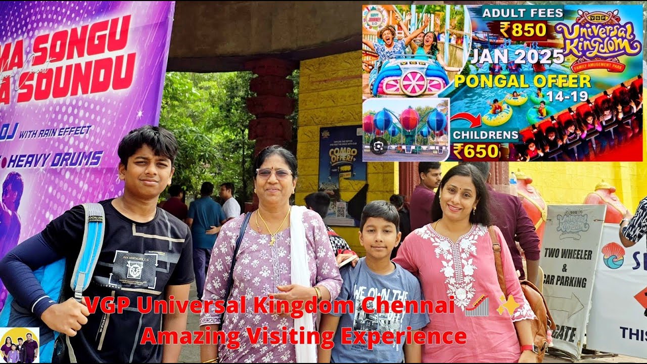 VGP Universal Kingdom Chennai 🎢✨ | Amazing Visiting Experience | Family Fun