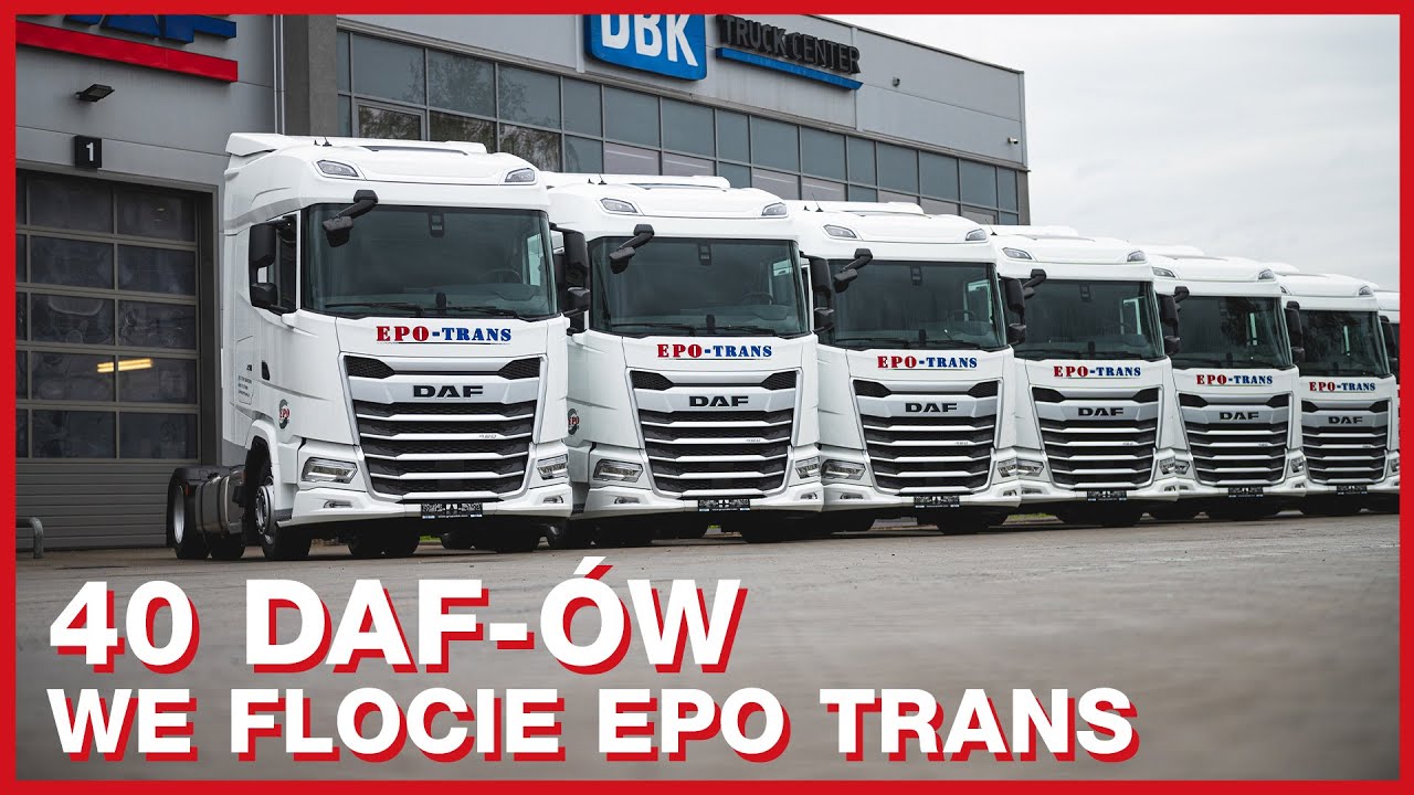 40 DAF-&oacute;w XG dla EPO TRANS