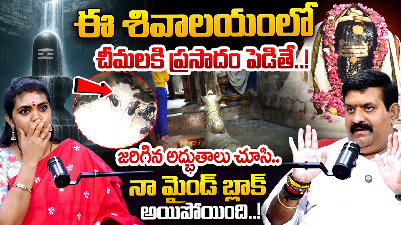 ఈ దేవాయలంలో చీమలకి ప్రసాదం పెడితే.. ! | Abhyudaya Foundation CEO Nanda Kishore About Shiva Temple