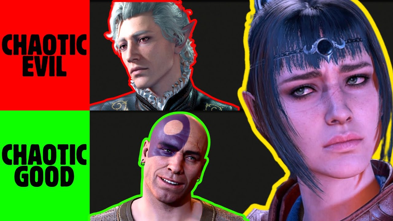 Baldur's Gate 3 Companions ALLIGNMENT Tier List