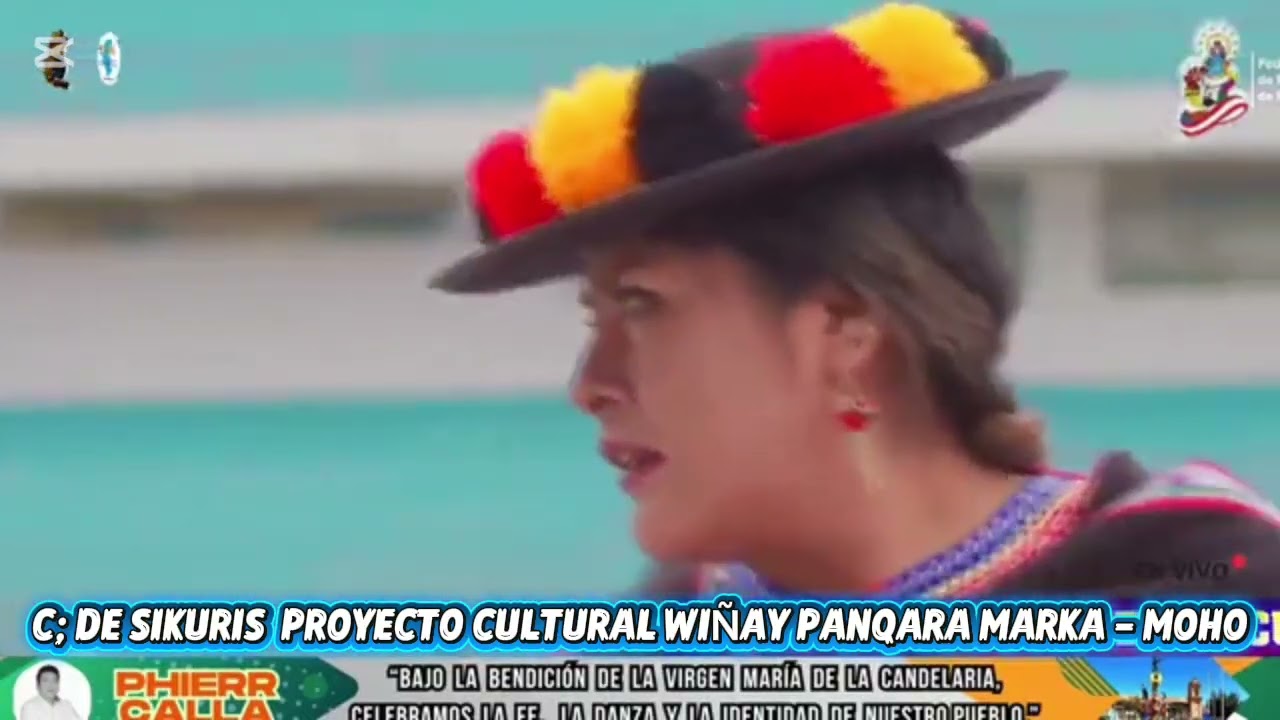Conjunto de SIKURIS  wiñay pancarta marca de moho