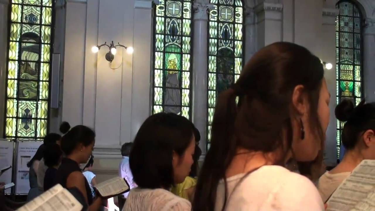 Sunday worship of Rome Korean Methodist Church. 29 Aug 2010.