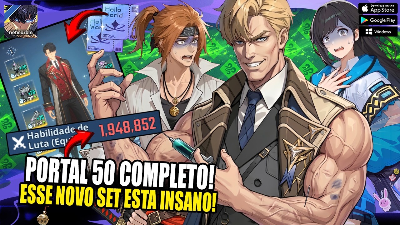 DEIXEI O NIERMAN COM 62K DE DEFESA - SUGIMOTO C5 - PORTAL DE SIMULAÇÃO 50 - SOLO LEVELING ARISE