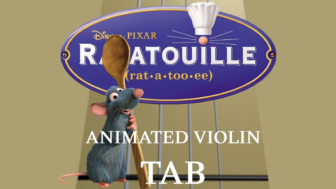 Le Festin from Ratatouille - Animated Violin Tab