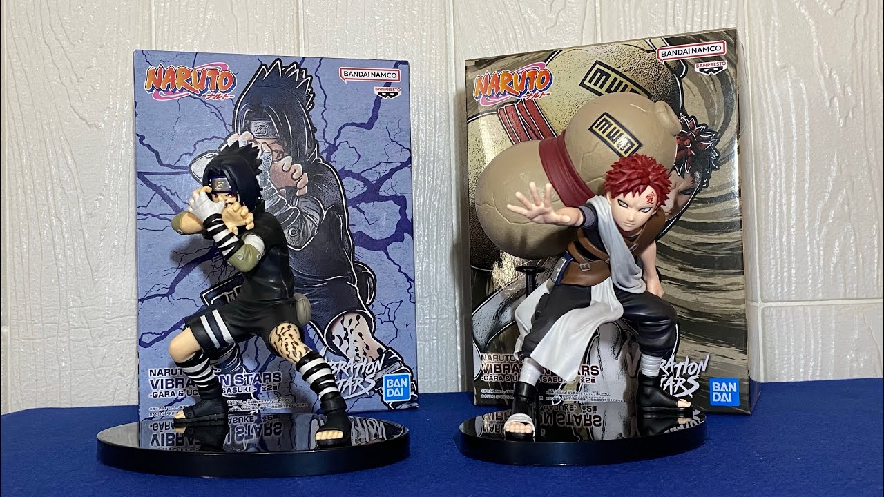 Unboxing Banpresto Vibration Star Gaara and Uchiha Sasuke