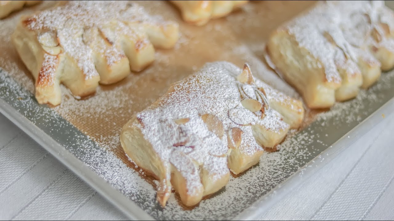 ASMR Panera Bread Almond Bear Claw
