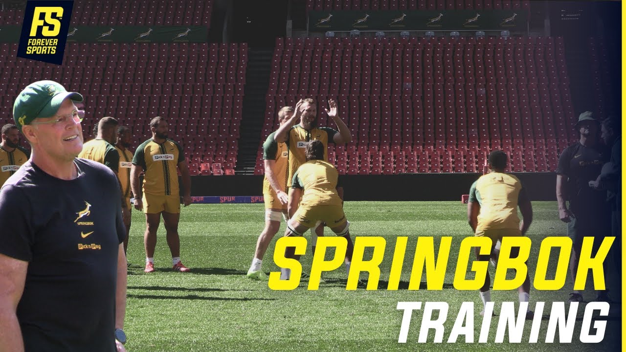 SPRINGBOKS Training ahead of Wallaibes Test | Springbok Training 2025