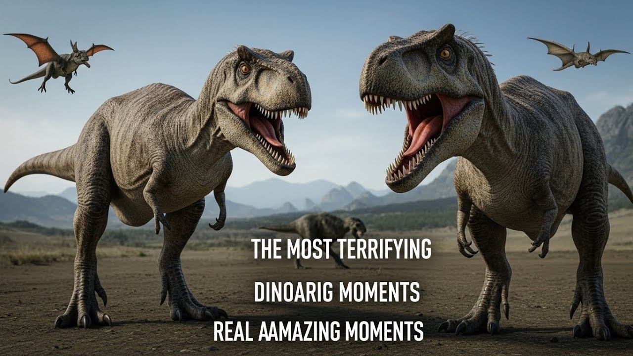 Os Momentos Mais Assustadores com Dinossauros da Historia – Filmagens Reais e Surpreendentes!