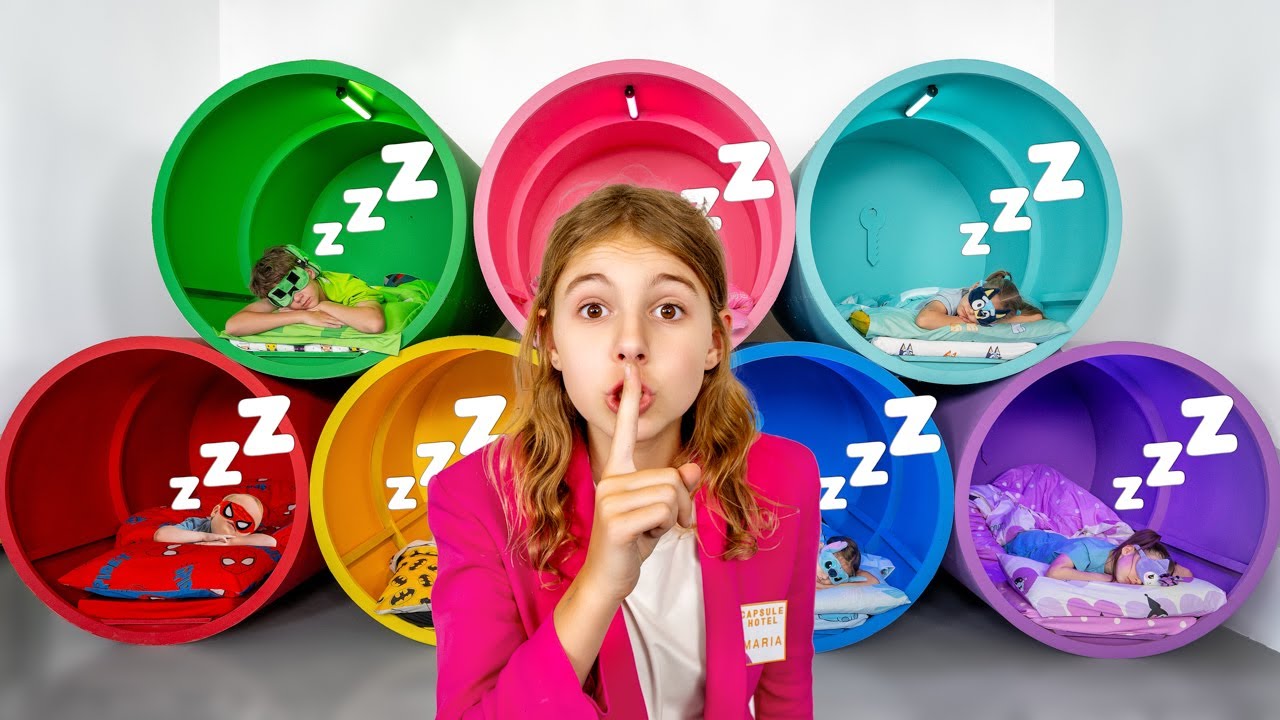 Superhelter 7 Farger Kapselhotell! 🌈🏨 Marias Eventyr i Helteverdener