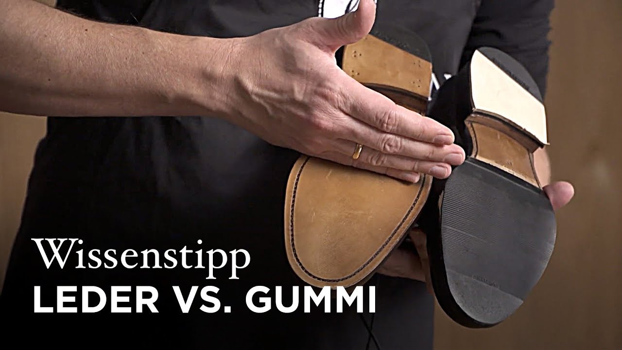 Ledersohle vs. Gummisohle – welche ist besser?