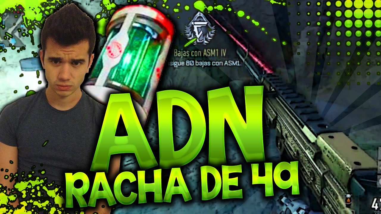 ADN CON RACHA DE 49 UTILIZANDO SUBFUSIL - Advanced Warfare