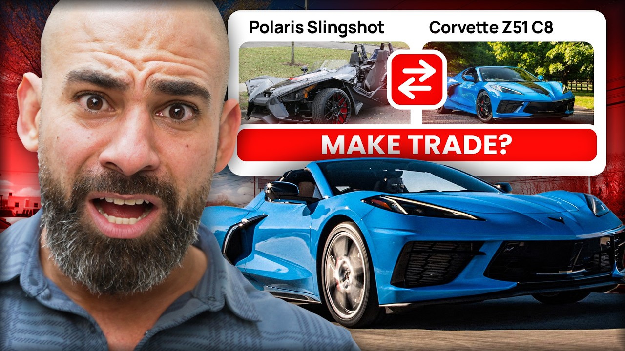 Customer Tries to Trade a $8,000 Polaris Slingshot for a $90,000 Z51 C8 Corvette