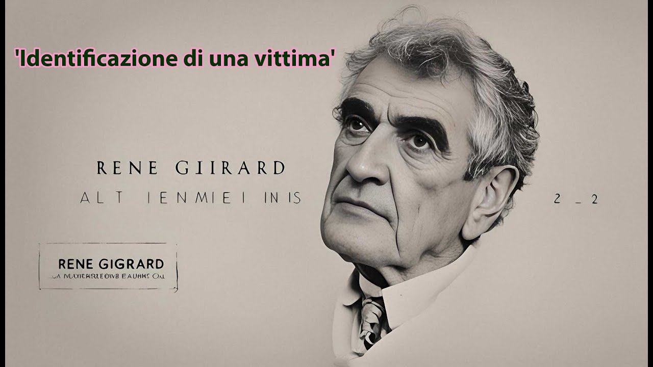 Capro espiatorio. 'Identificazione di una vittima': conversazione con [René Girard] parte 2