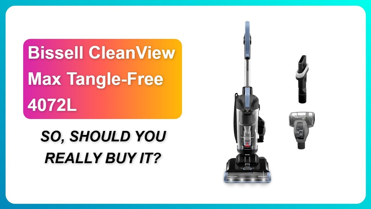 ОБЗОР (2026): Пылесос Bissell CleanView Max Tangle-Free 4072L | СТОИТ ЛИ ЕГО КУПИТЬ?