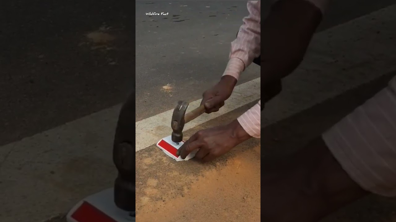 How Do Road Reflector Lights Turn On? #shorts #ytshorts