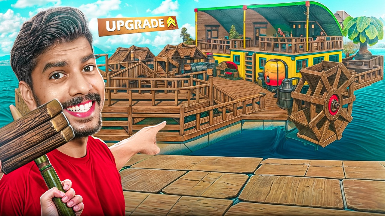UPGRADING RAFT TO THE MAX LEVEL 🤩!! Raft (Part 23)