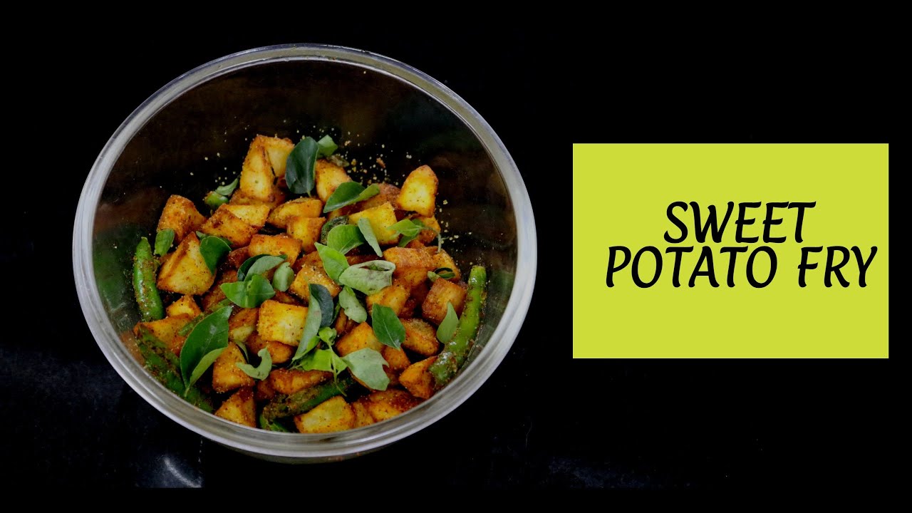 Sweet potato fry | Chilakada dumpa vepudu |Side Dish | South Recipe | Indian | Culinary lounge |
