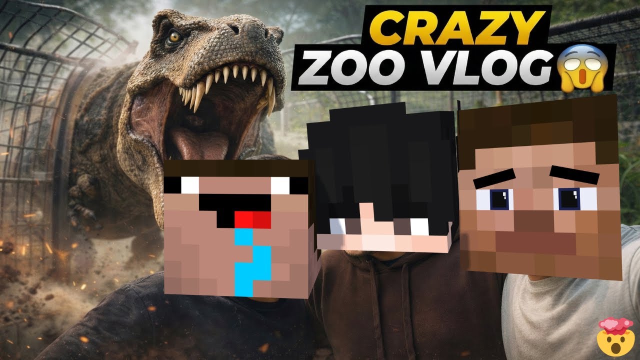 DINOSOUR IN ZOO😲|| TUSHAR VLOGS@tusharrr1