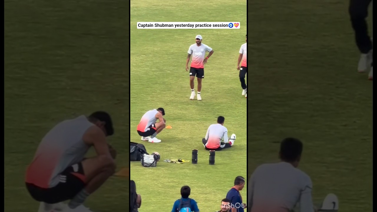 Captain Shubman yesterday practice session💖👀