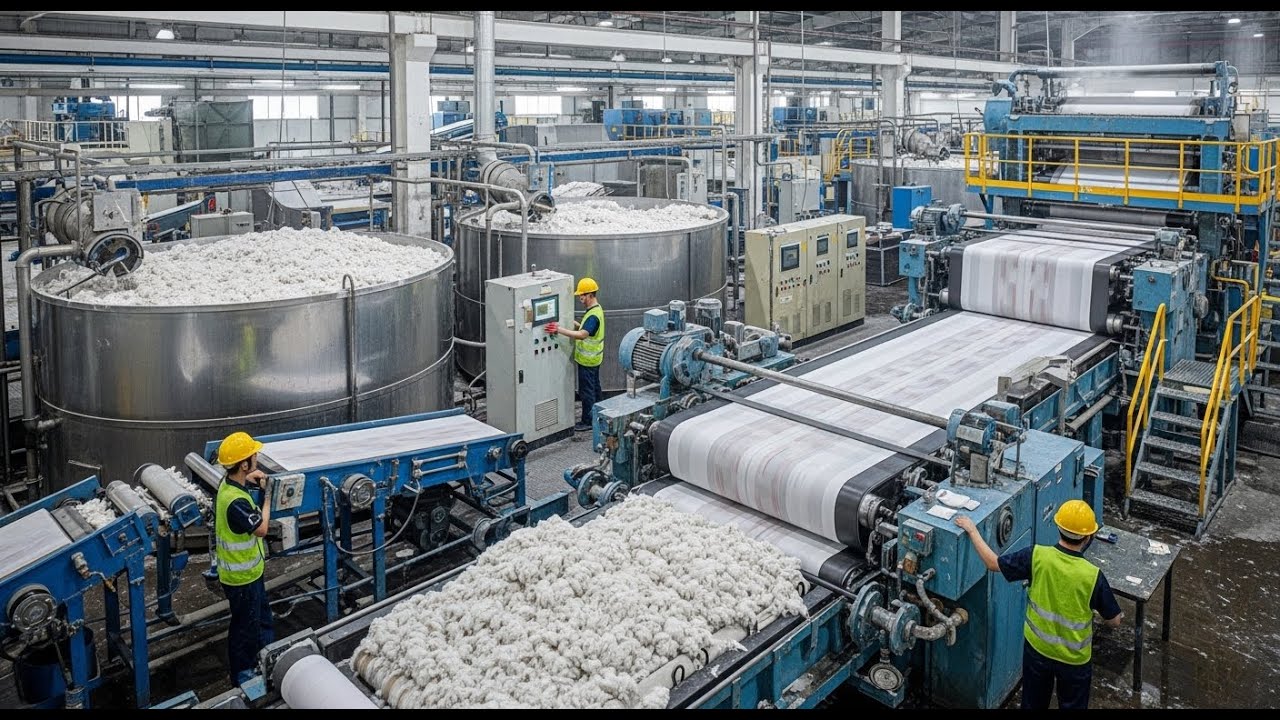 Inside a Currency Paper Factory | How Cotton Becomes Money Paper (Full Industrial Process)