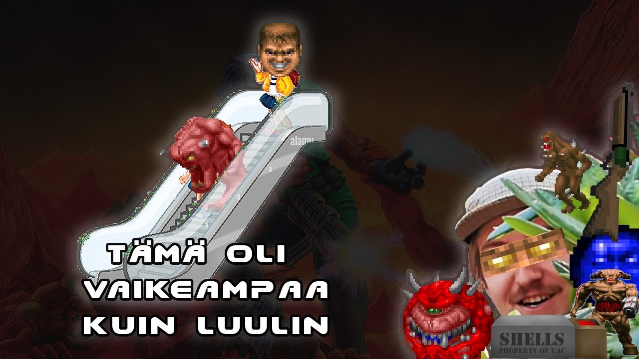 Ohjelmoin Doomiin liukuportaat, mikä oli yllättävän haastavaa