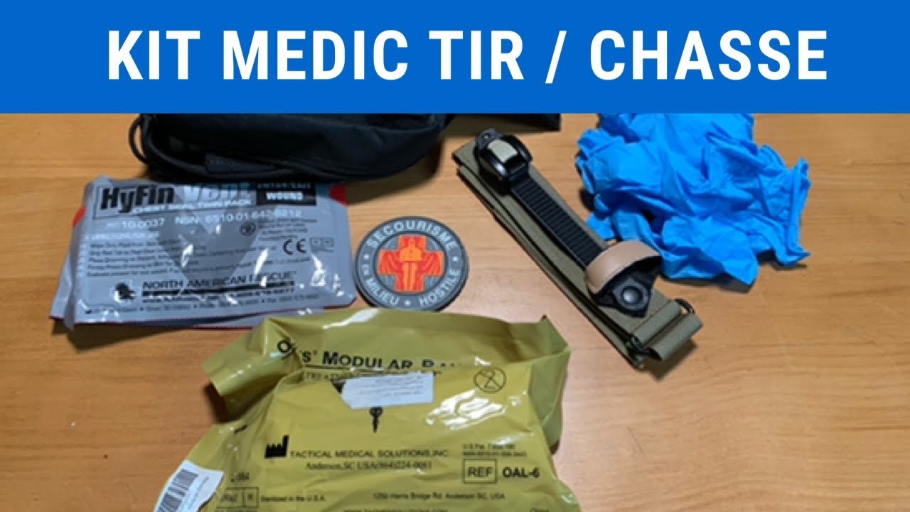 👨🏻‍⚕️KIT MEDICAL ⛑ stand de tir /chasse ou atelier de rechargement partie #1