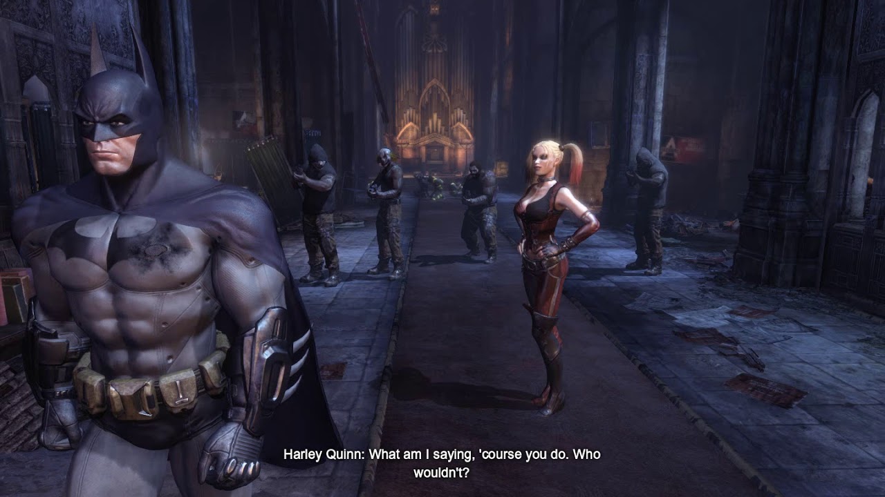 Batman Arkham City: Mission 2:"How bullet entered the court"